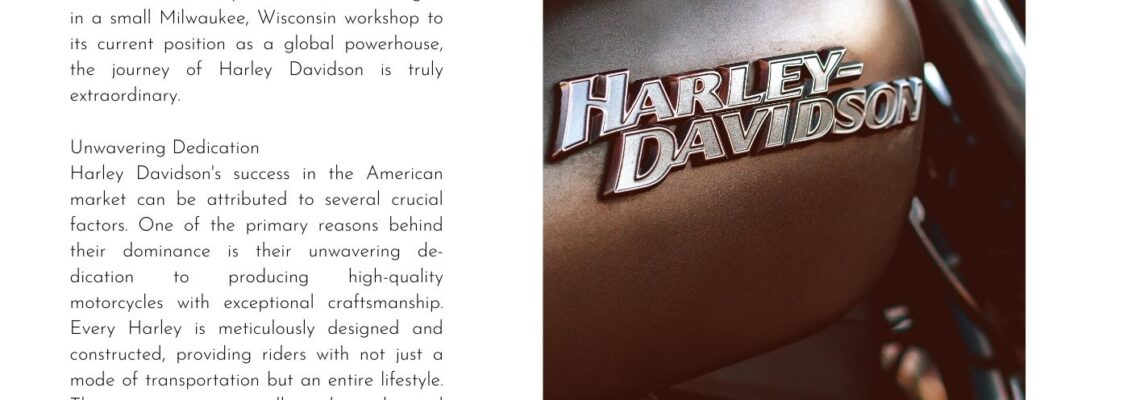 The Story of How Harley Davidson Grew to Dominate the U.S.